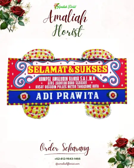 Papan Bunga Ucapan Selamat Sumber Kidul